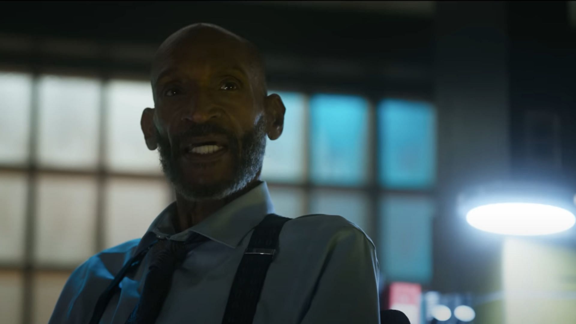 The late actor reprises his role in the latest movie (Image via YouTube/Warner Bros.)